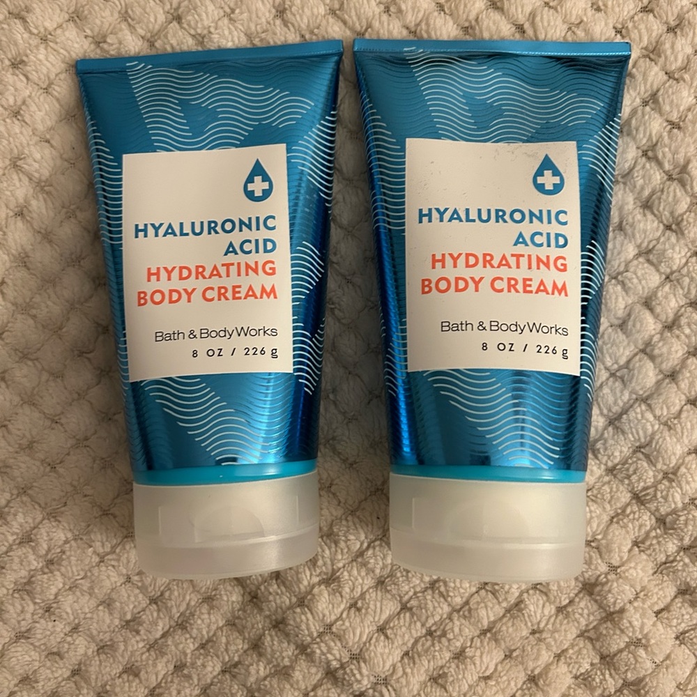 Bath and Body Works hyaluronic acid body cream 2 bottles